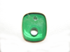 Picture of a green Onyx with 2 holes.
