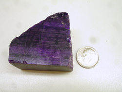 Several pieces of Sugilite rough material