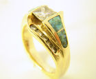 Photo of an Opal ring which needs the opal replaced.